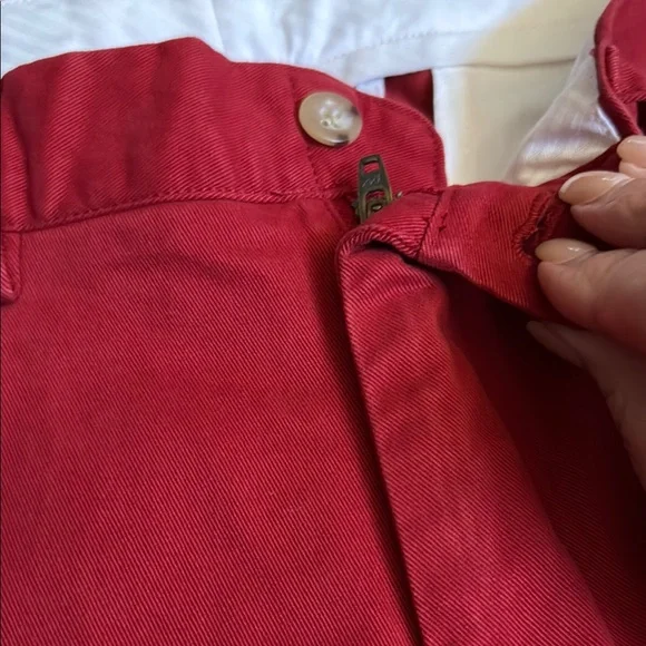 💰SALE NWT Polo Ralph Lauren Men’s Red Slim Fit Pants - Picture 2 of 5